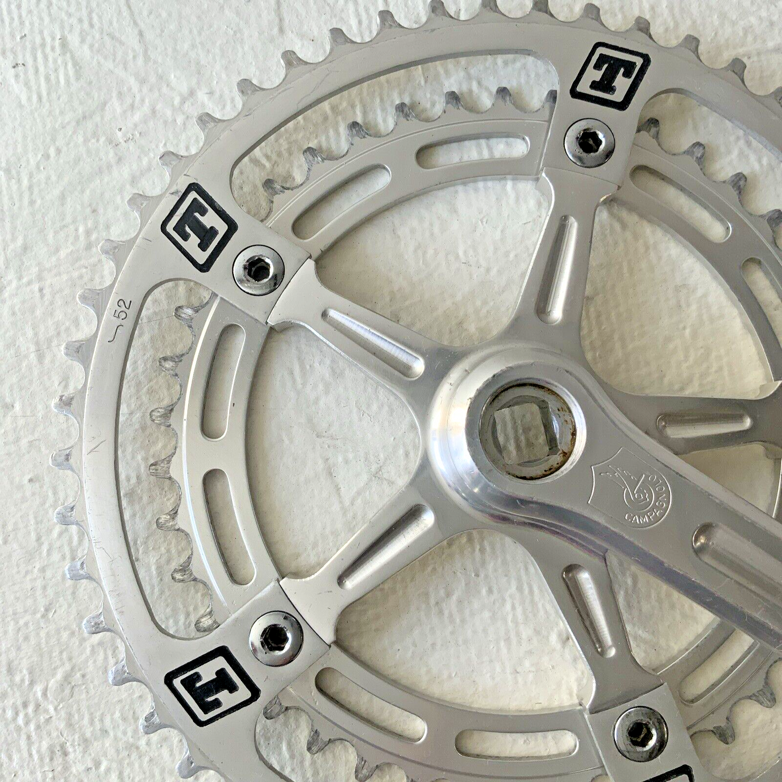 CAMPAGNOLO SUPER RECORD CRANKSET DOUBLE 53-42 TOOTH 170 MM ARM LENGTH