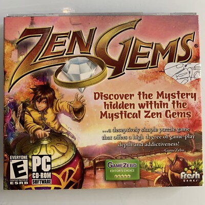 Zen Gems (PC, 2007) CD-Rom New