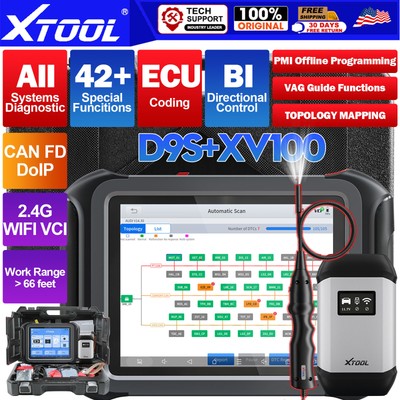 XTOOL D9S XV100 Auto Car Bidirectional Scanner Auto Full System Diagnostic Tool