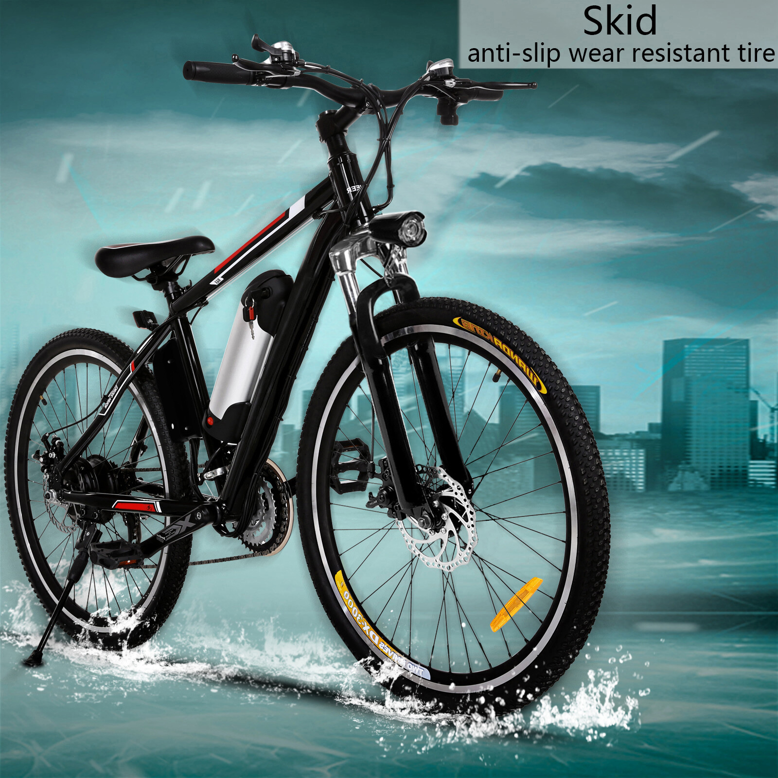 Elektrofahrrad 26 Mountainbike Ebike EMTB Pedelec Fahrrad 250W LIAKKU 35KMH