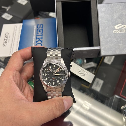 Pre-owned Seiko 5 Sports Automatic Gmt Black Dial Watch Ssk023(only This Month )❤️?