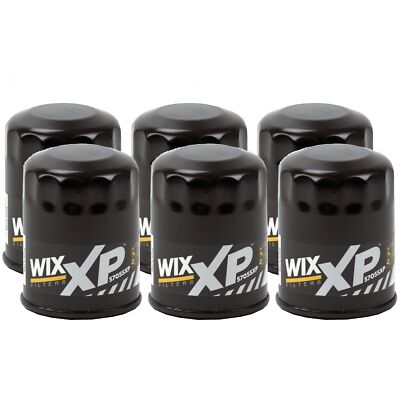 Wix Xp Set of 6 Engine Motor Oil Filters For Subaru H4 AWD