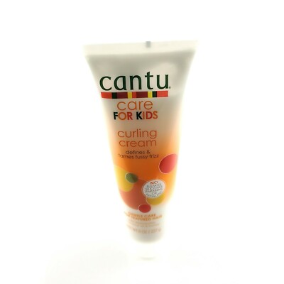 Cantu Care For Kids Curling Cream Defines Fuzzy Frizz Coconut Oil  USA Seller