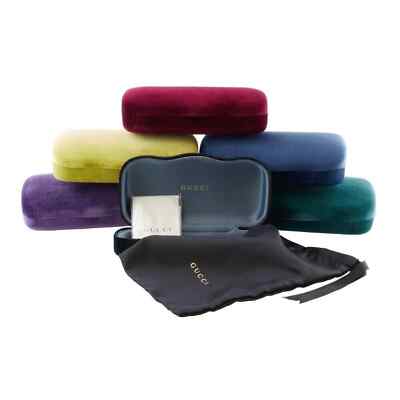 Pre-owned Gucci Gg1203s 002 Shiny Gold Dark Grey Lens Women Sunglasses Authentic In Gray