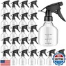 Worldity 24 Pcs Empty Plastic Spray Bottles 8oz, Spray Bottles for Cleaning Solutions, Mini Spray Bottles with Measurement Adjustable Nozzle, Refillable Spray Bottles for Hair Plant Kitchen Bath
