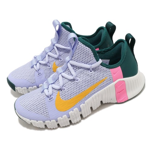 Женские кроссовки Nike Wmns Free Metcon 3 Light Marine Желтый Зеленый Розовый CJ6314-564