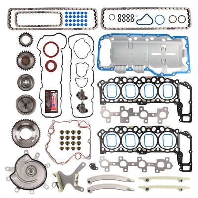 Head Gasket w/ Water Pump & Timing Chain Kit For 2004-2007 Dodge Ram 1500 4.7L