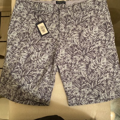MENS PETER MILLAR GOLF SURGE PRINTED PERFORMANCE Shorts, SIZE 40,GALAXY BLUE