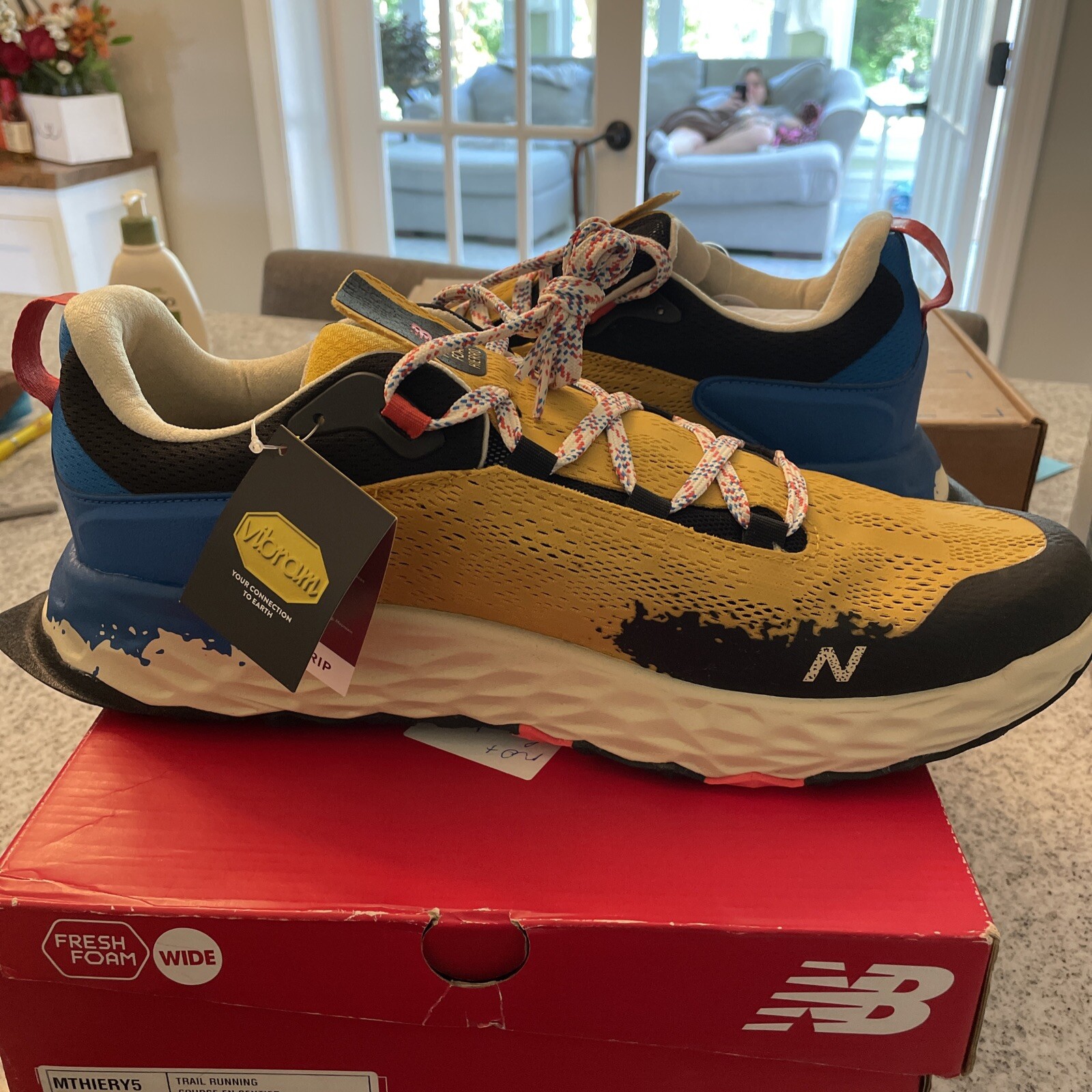New Balance Fresh Foam Hierro V5 Trail Running Shoes Men's Size 16 EE  MTHIERY5: купить с доставкой из США, цена 19 325 руб - (115377373944)