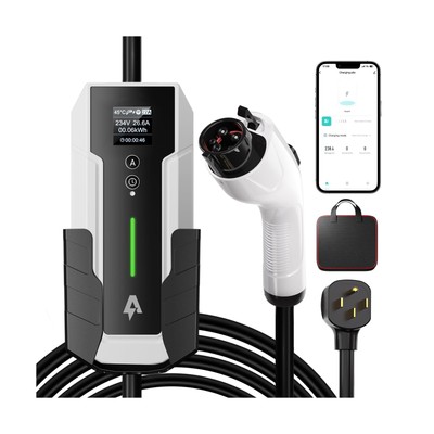 ANDEMAN Level 2 EV Charger 32Amp,7.68KW Electric Vehicle Charger Portable 240...