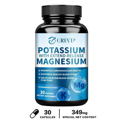 Potassium + Magnesium - Nervous System Health, Cardiovascular, Heart Function