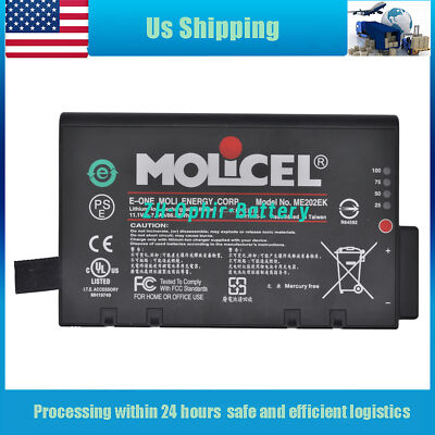 ME202EK Molicel Patient Monitor battery for Philips VS2 VS3 VS4 VS3 VM4 VM6 VM8