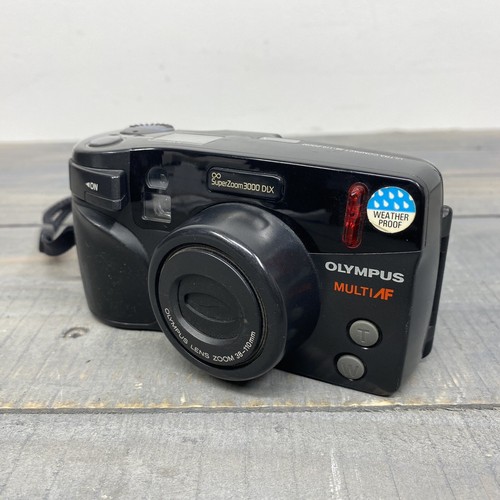 Olympus Super Zoom 3000 DLX 35mm Film Camera 38-110mm Multi