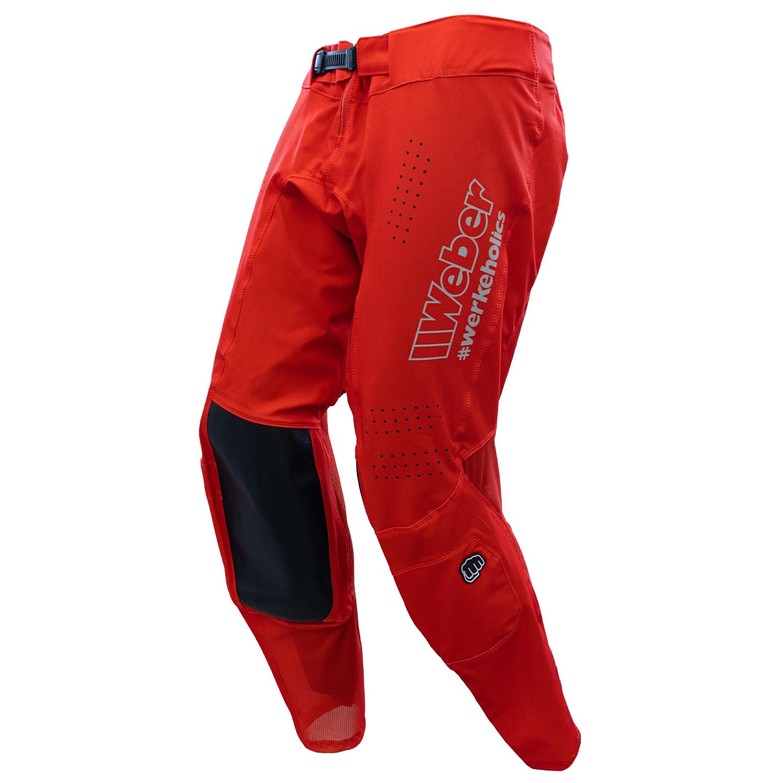 Weber Werkeholics Essentials Hose Motocross Enduro Motorradhose Crosshose rot