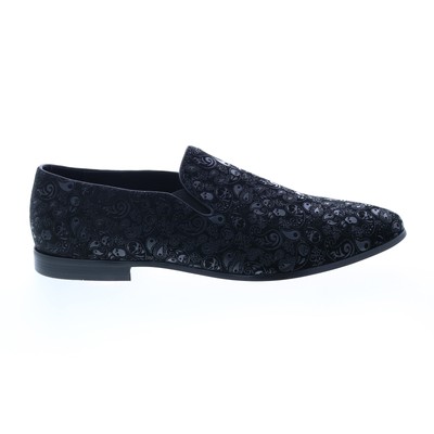 

Мужские черные лоферы и слипоны Robert Graham Rodin RG5442S Повседневная обувь 10.5, Черный, Robert Graham Rodin