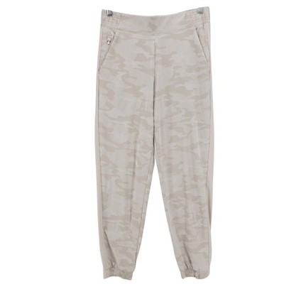 ATHLETA Brooklyn Camo Jogger Pants Beige Lightweight Style 599681 Size 6