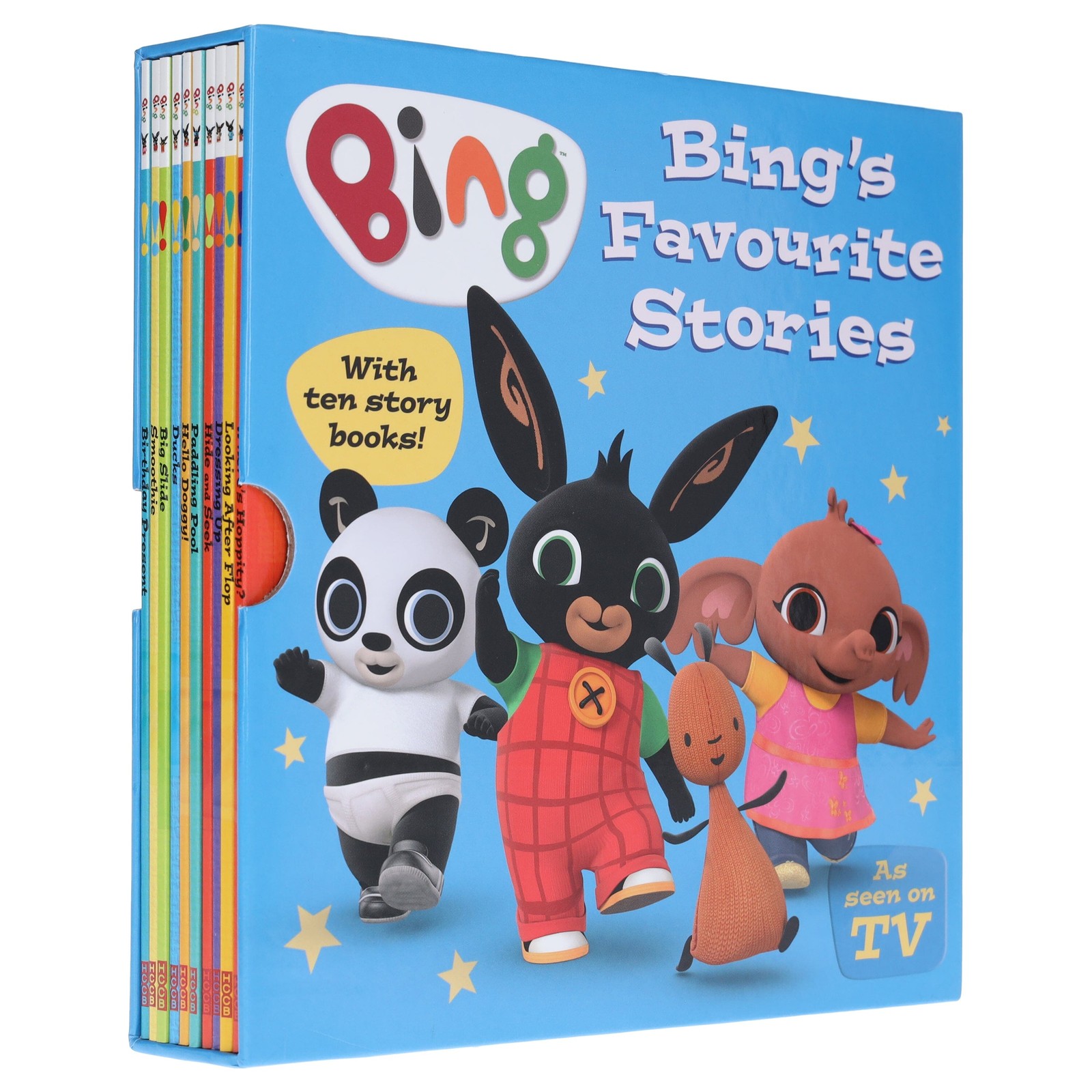 Bing Bunny 10 Books Favourite Stories Box Set By Ted Dewan - Ages 7-9 - PB
