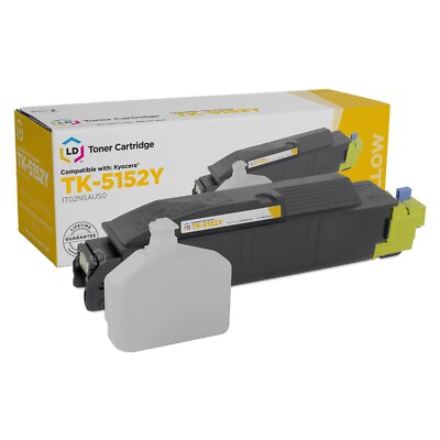 LD Compatible Kyocera-Mita TK-5152Y / 1T02NSAUS0 Yellow Toner Cartridge