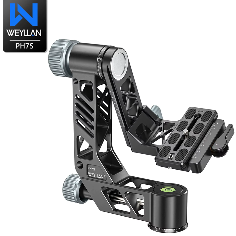 PH7S Professional Gimbal Head W Quick Locking Lever 720 Panoramic for DSLR Photo