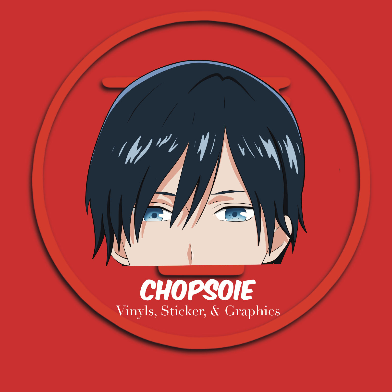 Noragami Peeker Vinyl Bumper Graphics Waterproof Car Sticker Laptop Phone