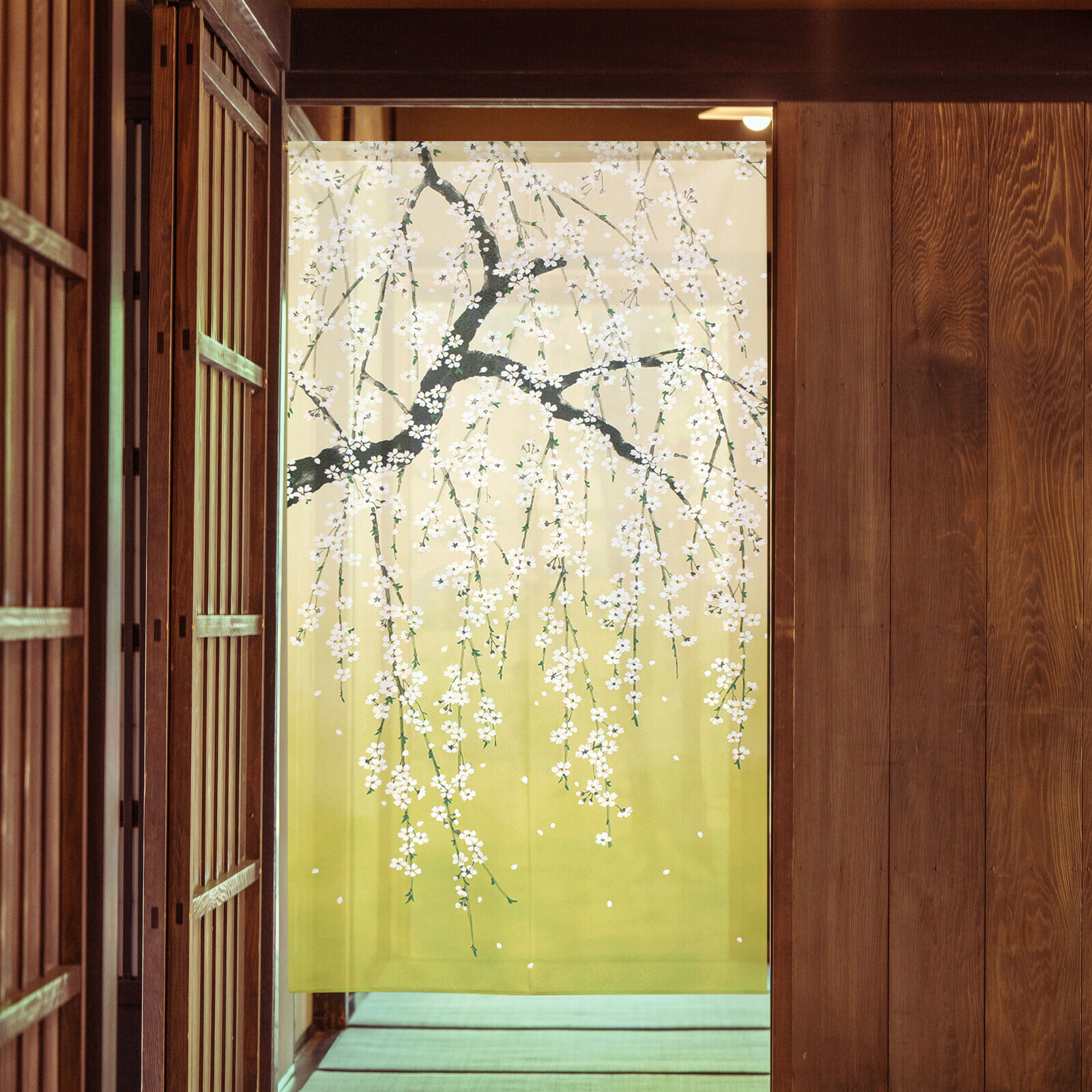 さえら ヒスクローネ ノレン hischrone noren curtain サエラ ヒスクローネ ノレン hischrone noren curtain Noren