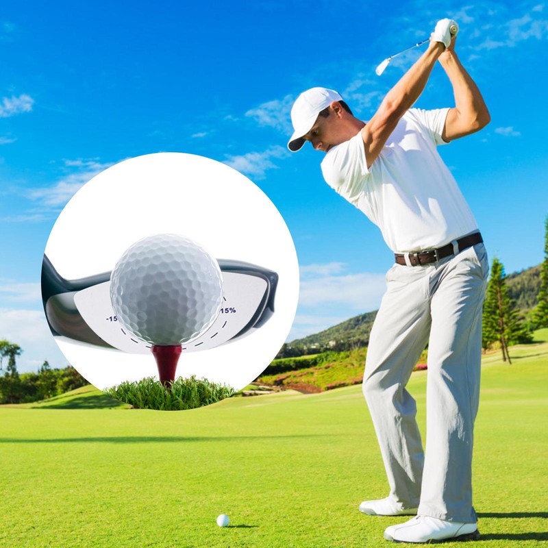 Golf Impact Tape Set Recorder Training Aids 12 For Wood, Irons Get Hitting Point