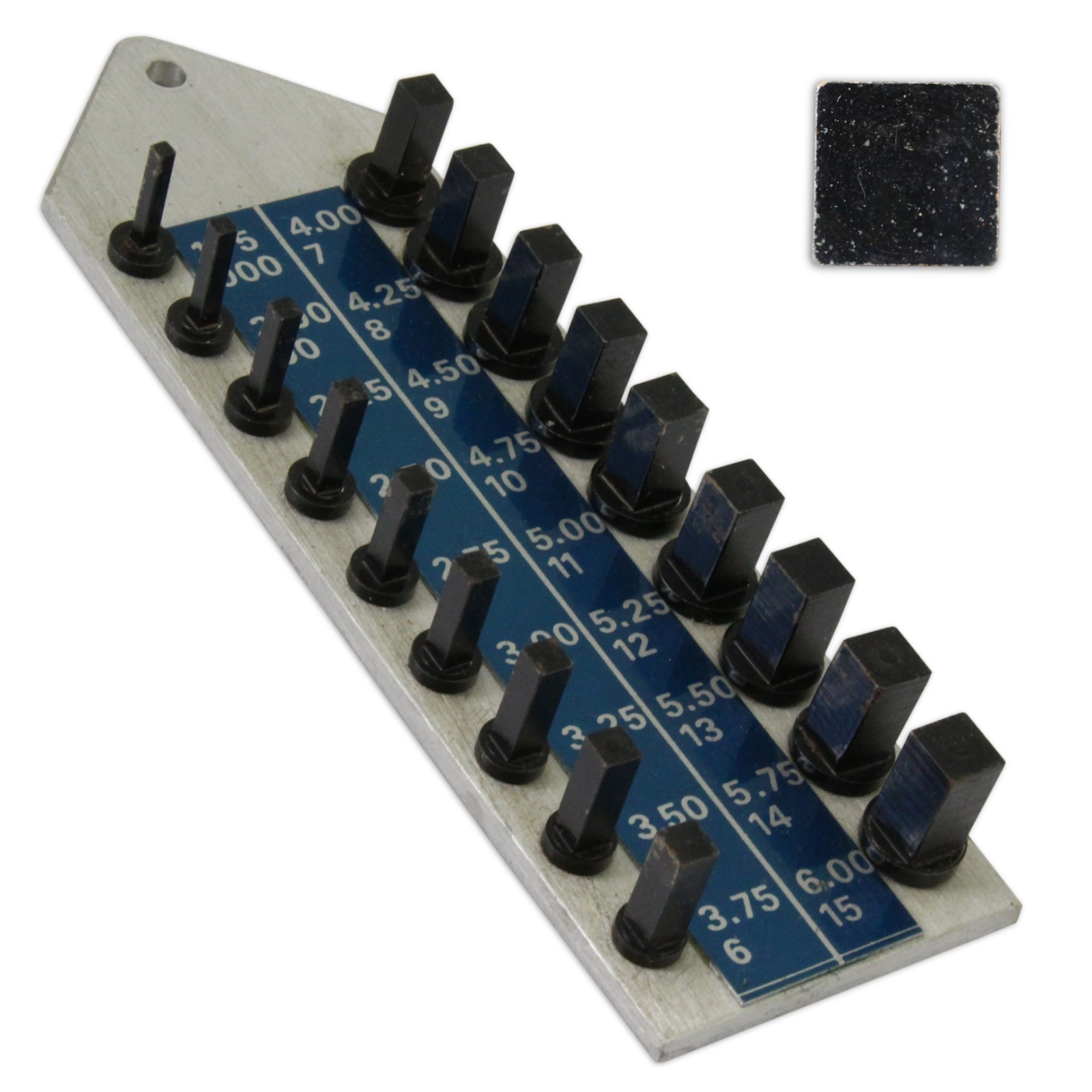 Clock Keys Gauge Winder Measurement with Nos & mm 18 Sizes tool eBay