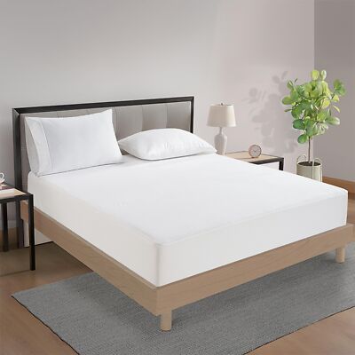 Queen Size Mattress Protector Waterproof - Premium 100% Cotton Queen Mattress...
