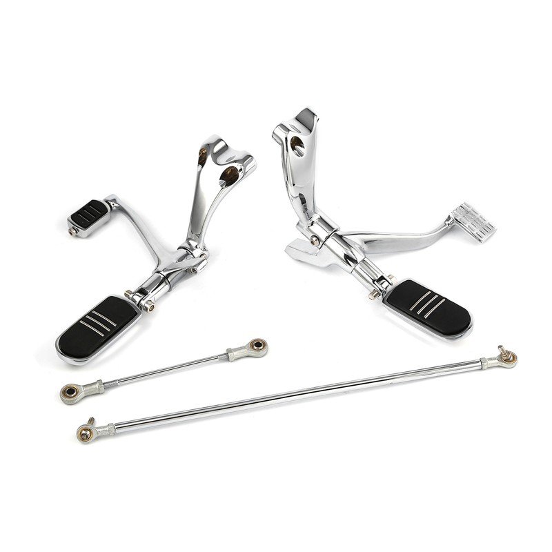 Foot Pegs Forward Control Kit For Harley Sportster XL 883 1200 2004-2013 Chrome
