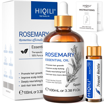 100 mL Rosemary Essential Oil 100% Pure Natural Therapeutic Grade / Hair Growth