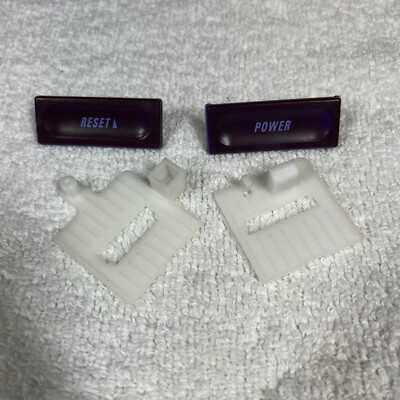 OEM Super Nintendo SNES Replacement Power & Reset Buttons and Sliders