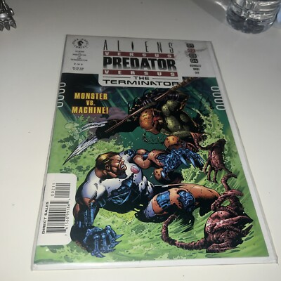 Aliens vs Predator vs The Terminator Dark Horse 2000 2 of 4 HTF Rare