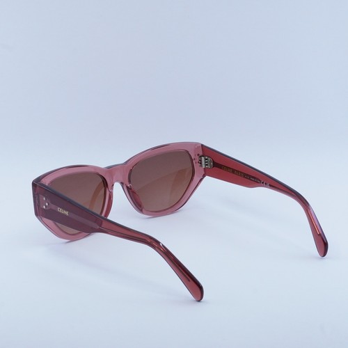 Pre-owned Celine Cl40219i 74t Pink/gradient Bordeaux 54-18-135 Sunglasses Authentic In Red