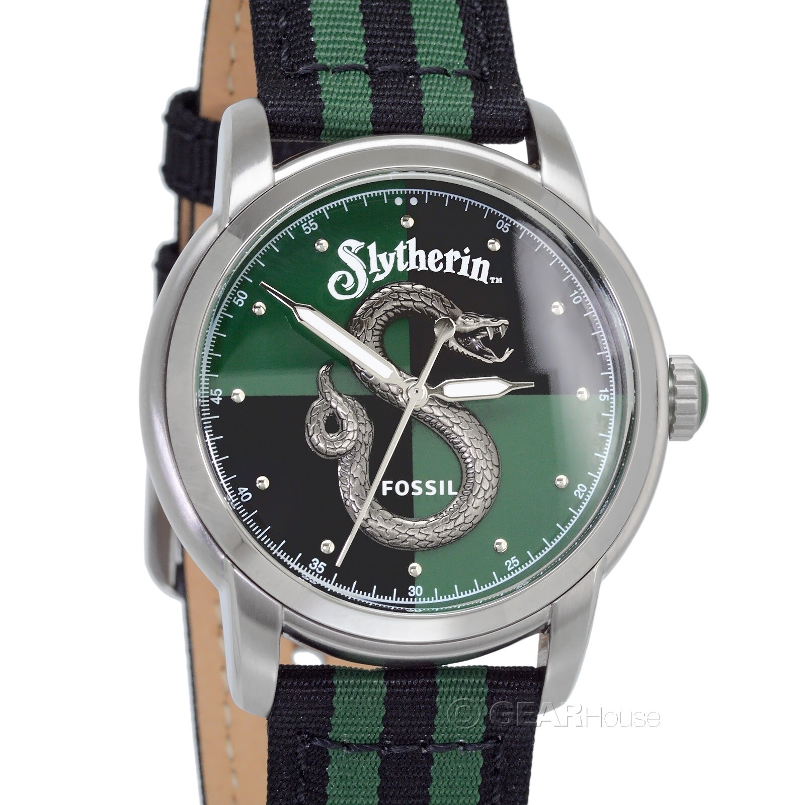 FOSSIL Limited Edition Harry Potter Slytherin Watch, Green FOSSIL Limited Edition Harry Potter Slytherin Watch, Green