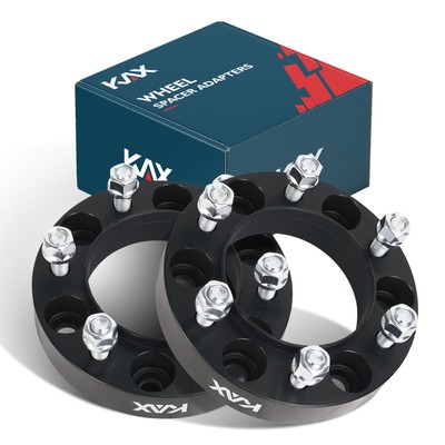 KAX 1.25'' 6x139.7 or 6x5.5'' Black Hub Centric Wheel Spacers for Toyota 4Runner