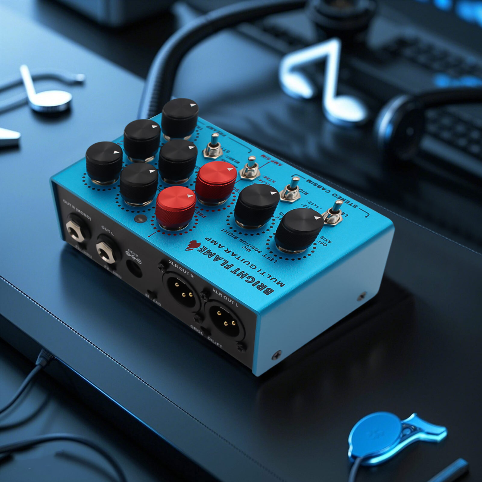 MOSKY AUDIO Bright Flame ギターアンプシミュレーター MOSKYAUDIO BrightFlame ギターアンプシミュレーター ペダル