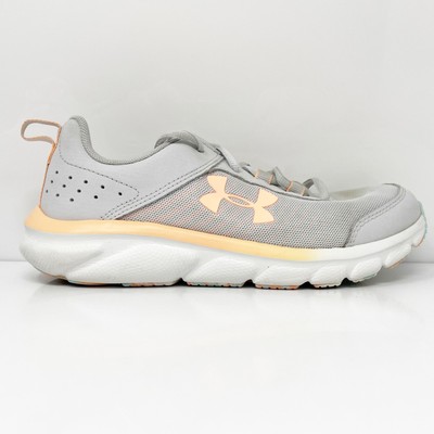 

Under Armour Boys Assert 8 3022100-110 Серые кроссовки для бега Размер 4Y, Серый, Assert 8