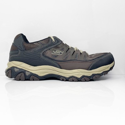 

Skechers Mens After Burn Memory Fit 50125EWW Коричневые повседневные кроссовки Sz 11.5, Коричневый, After Burn Memory Fit