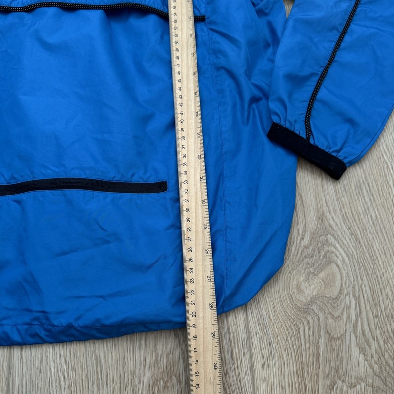 Nike Vintage Sz Large Blue Full Zip Windbreaker Early 2000s Lined