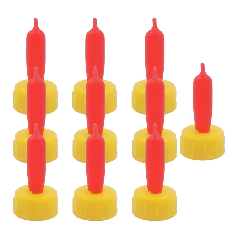10 Pieces Lamb Teat Feeder Bottle Topper Feeding Milk Drinking for Sheep Goat