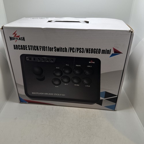 MAYFLASH Arcade Stick F101 for Nintendo Switch/PC/PS3/Neogeo Mini