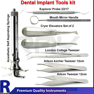 Dental Implant Surgery Periodontal Surgical Tooth Extraction Dentist Tools Set