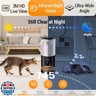Frienhund Automatic Cat Feeder with 2K HD Camera: 5G WiFi Automatic Dog Feeder with Sealed Outlet,Cat Food Dispenser with Freshness for Multiple Pets,Detachable for Easy Clean-21 Cup (5L Food Storage)
