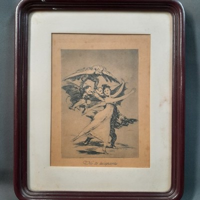 D-304. FRANCISCO DE GOYA (FUENDETODOS, 1746 -BORDEAUX 1828). GRABADO "NO TE ESCA