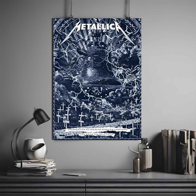 Metallica 2025 Poster Collection - Design from M72 Tour & CDMX Mexico City Night