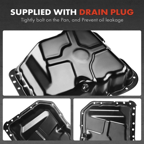 Engine Oil Pan with Gasket for Chrysler Sebring Dodge Avenger Jeep L4 2.0L 2.4L