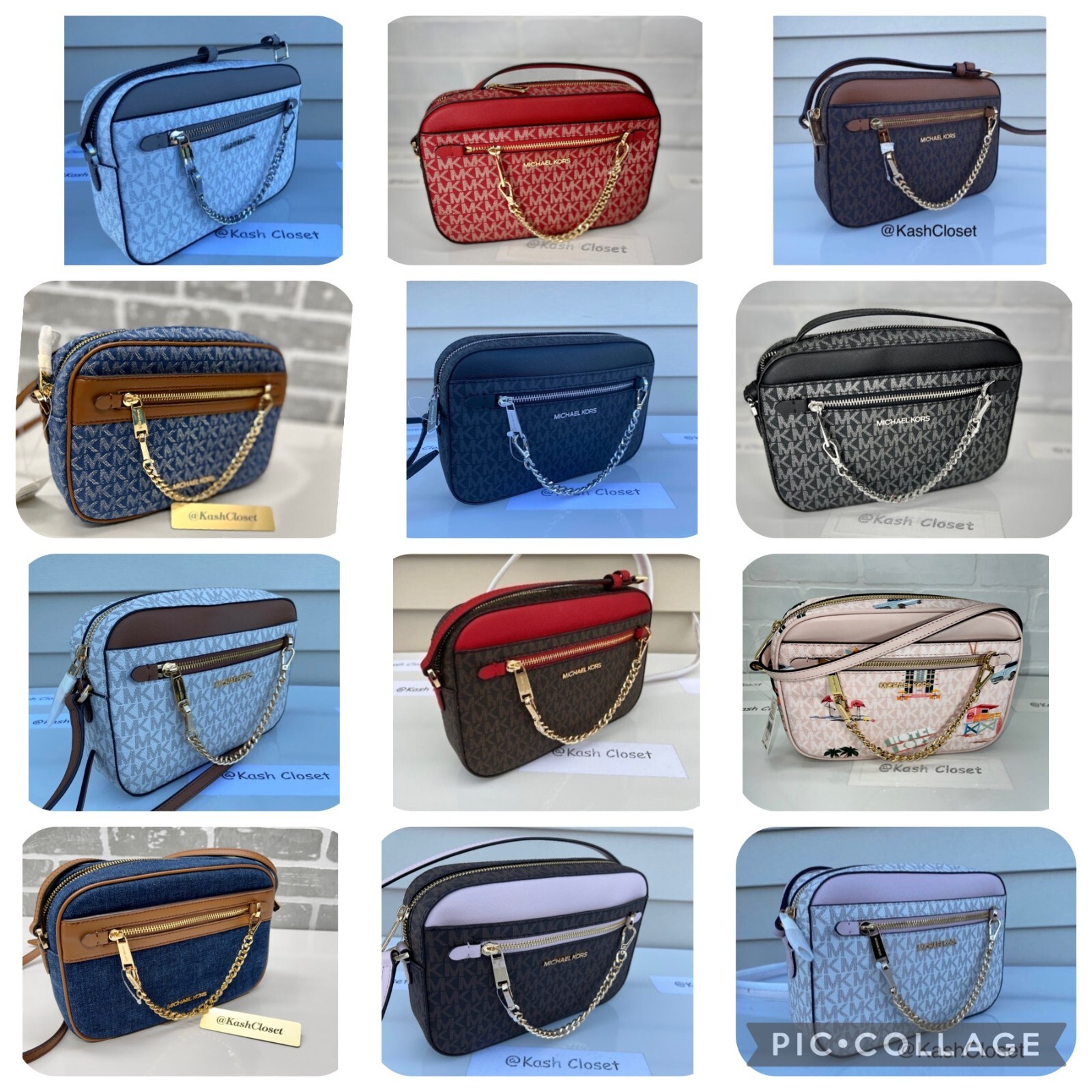 Michael Kors Jet Set Chain Crossbody Bag Xbody Messenger