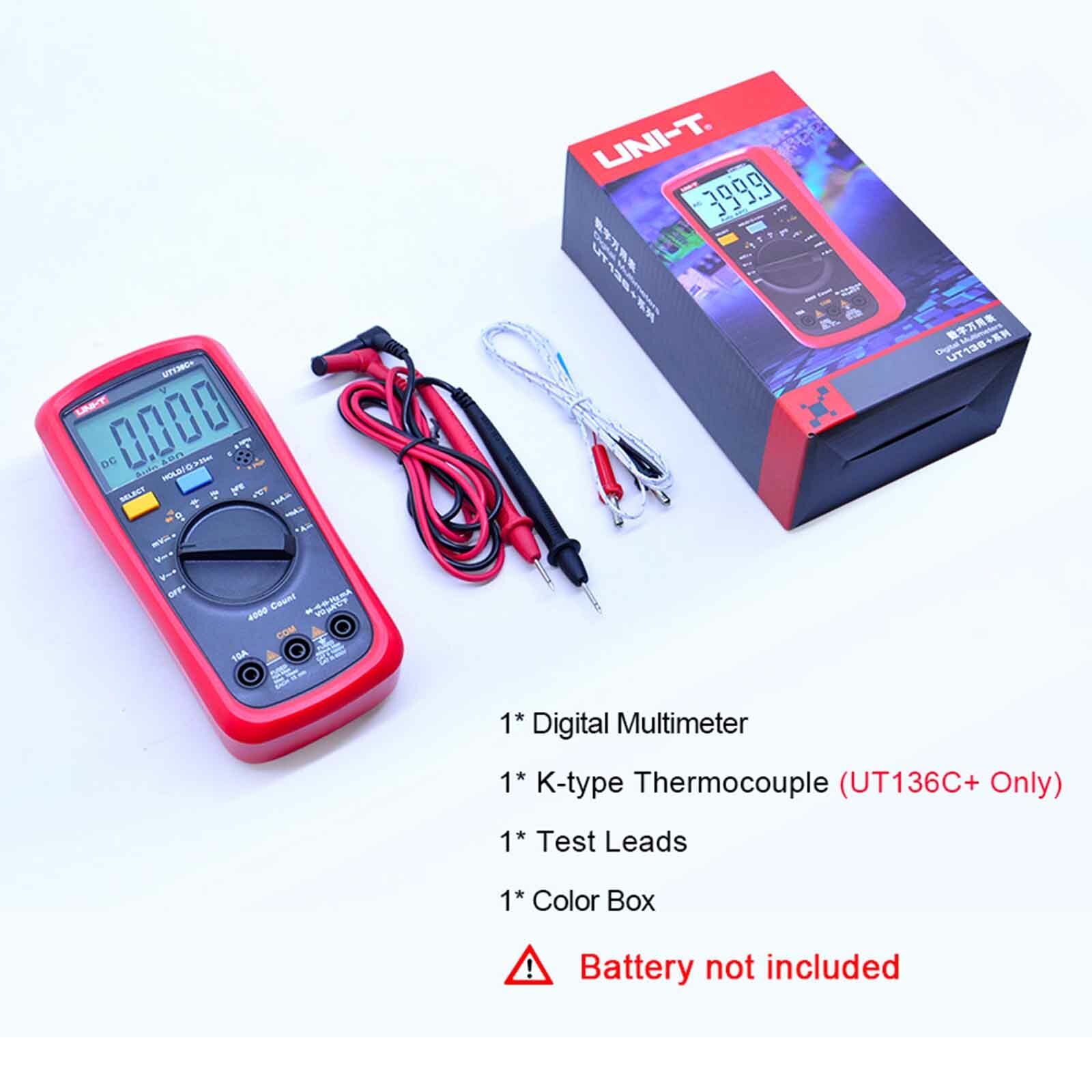UNI-T UT136C+ Multimeter Digital multimeter tester AC DC Voltmeter ...