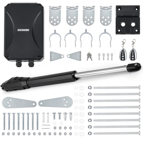 CO-Z Automatic Swing Gate Opener with Remotes for 880lb 20ft