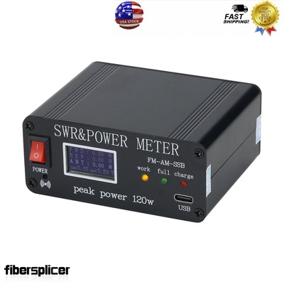 US Stock 1.8MHz-50MHz SWR Power Watt Meter Peak Power 120W PWR SWR Meter